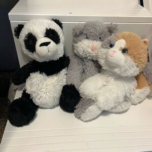 Warmies Panda and Cat Stuffed Animals Scentsy